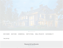 Tablet Screenshot of hgarchitects.com